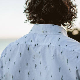 The Short Sleeve Jack in Tree Top Poplin: Alternate Image 2