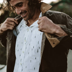 The Short Sleeve Jack in Tree Top Poplin: Alternate Image 4