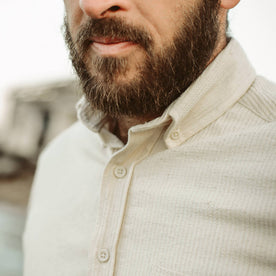 Our fit model wearing the Jack in Natural Corded