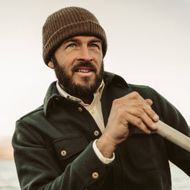 The Maritime Shirt Jacket in Olive - featured image