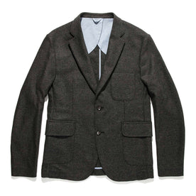 The Telegraph Jacket in Charcoal Herringbone - featured image