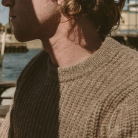The Whaler Sweater in Alpaca Wool: Alternate Image 4