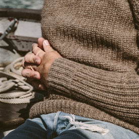 The Whaler Sweater in Alpaca Wool: Alternate Image 5