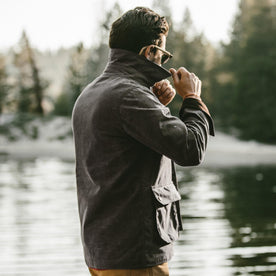 The Rover Jacket in Chocolate Beeswaxed Canvas: Alternate Image 2