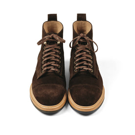 The Moto Boot in Weatherproof Chocolate Suede: Alternate Image 8