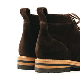 The Moto Boot in Weatherproof Chocolate Suede: Alternate Image 11