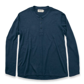 The Merino Henley in Indigo: Featured Image