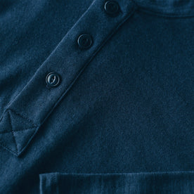 The Merino Henley in Indigo: Alternate Image 4