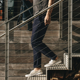 The Slim Chino in Organic Navy - featured image