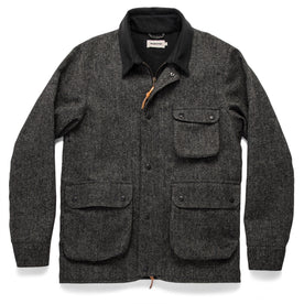 The Rover Jacket in Charcoal Birdseye Waxed Wool - featured image