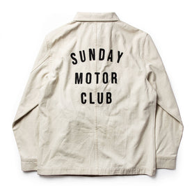 The Fourtillfour Ojai Jacket in Natural Reverse Sateen: Alternate Image 9