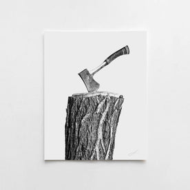 The Signed Chopping Block Print - featured image