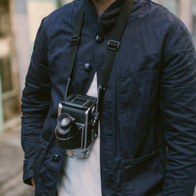 The fit model taking photos