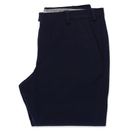The Telegraph Trouser in Navy Boiled Wool - featured image
