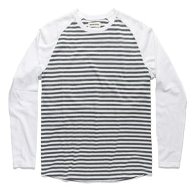 The Triblend Long Sleeve in Charcoal Stripe - featured image