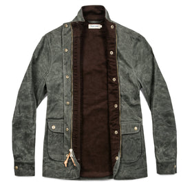 The Field Jacket in Dark Olive Beeswaxed Canvas: Alternate Image 6
