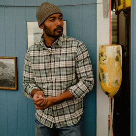The Ledge Shirt in Blue Plaid - featured image