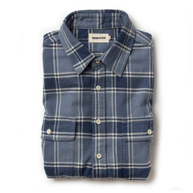 The Ledge Shirt in Navy Plaid - featured image
