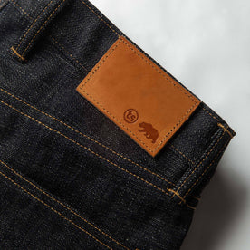 material shot of leather patch