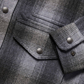 material shot of sleeve cuff