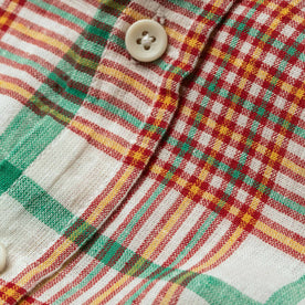material shot of button and material