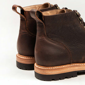 The Moto Boot in Chocolate Pebble Grain: Alternate Image 8