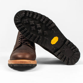 The Moto Boot in Chocolate Pebble Grain: Alternate Image 9