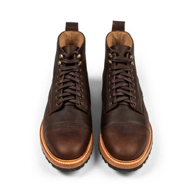 The Moto Boot in Chocolate Pebble Grain: Alternate Image 10