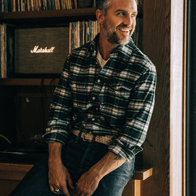 The Yosemite Shirt in Blue Tartan - featured image