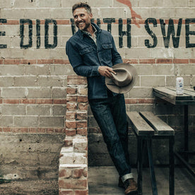 The Democratic Jean in Green Cast Selvage - featured image