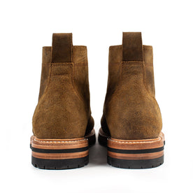 The Moto Boot in Golden Brown Waxed Suede: Alternate Image 8