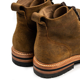 The Moto Boot in Golden Brown Waxed Suede: Alternate Image 11