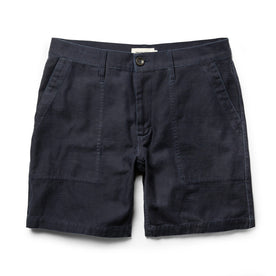 The Trail Short in Navy Slub Sateen - featured image