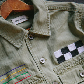 front material shot of The HBT Jacket by Sam Hart