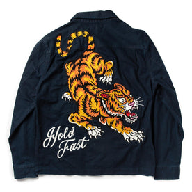 flatlay shot of The HBT Jacket by Stay ChillBill