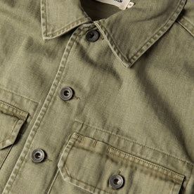 material shot of chest