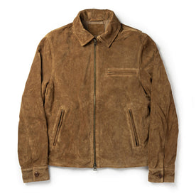 The Wyatt Jacket in Cognac Suede - featured image