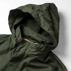 material shot of hood