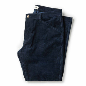 flatlay of The Camp Pant in Indigo Corduroy