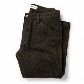 The Camp Pant in Dark Moss Wool - featured image