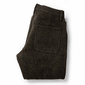 folded flatlay of pant back