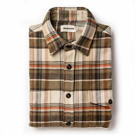The Crater Shirt in Tan Plaid - featured image