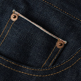 material shot of pocket detail