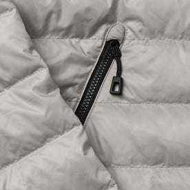 material shot of zipper