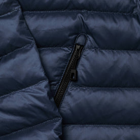 material shot of side zipper