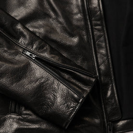 material shot of wrist zipper