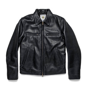 The Moto Jacket in Black Steerhide - featured image