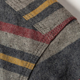 material shot of shoulder